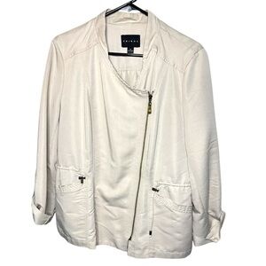 Tribal Utility Jacket Cream Size 12